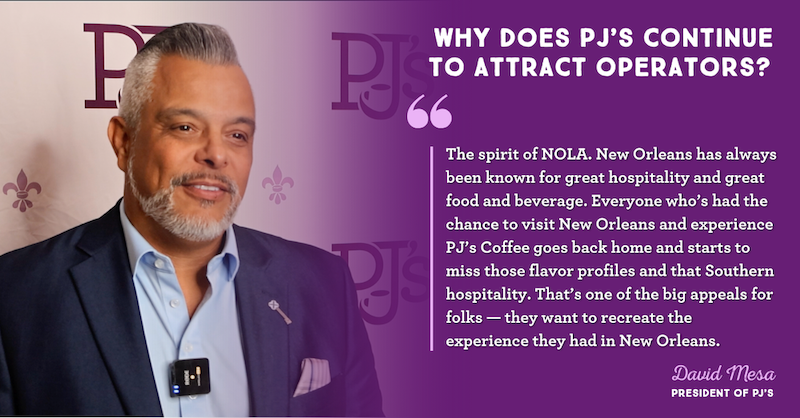 Open a coffee shop with PJ’s Coffee.